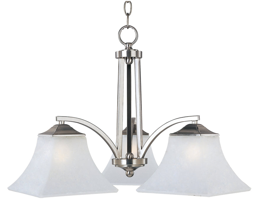 Maxim Aurora 3-Light Chandelier Model: 20094FTSN