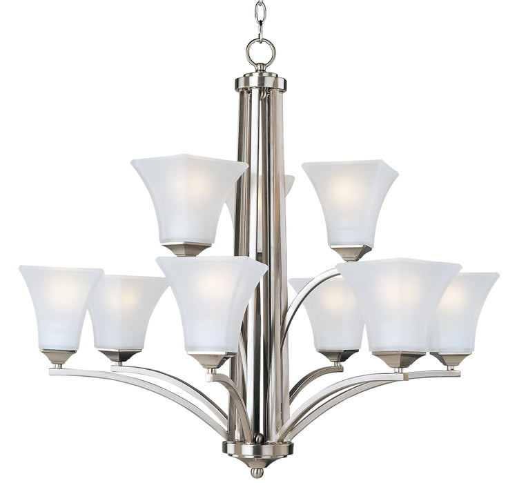 Maxim Aurora 9-Light Chandelier Model: 20096FTSN