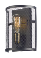 Maxim Palladium 1-Light Wall Sconce Model: 20112BKNAB