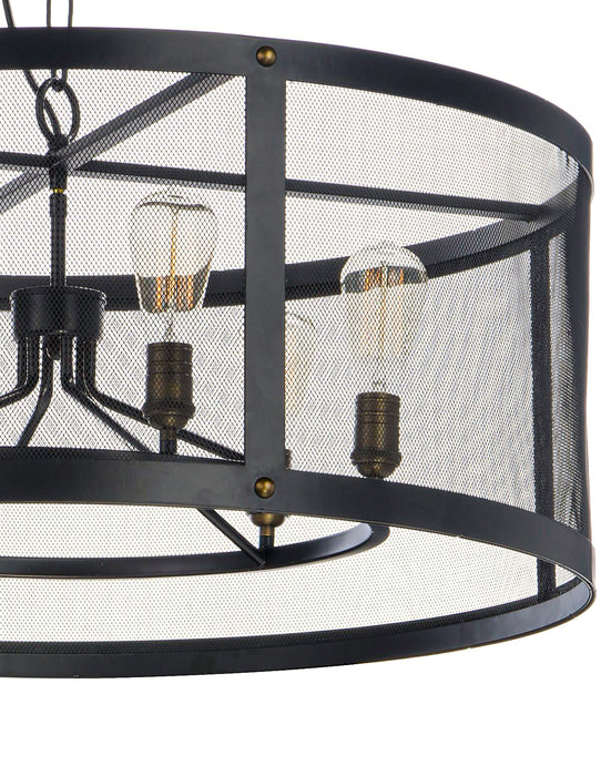 Maxim Palladium 5-Light Chandelier Model: 20115BKNAB