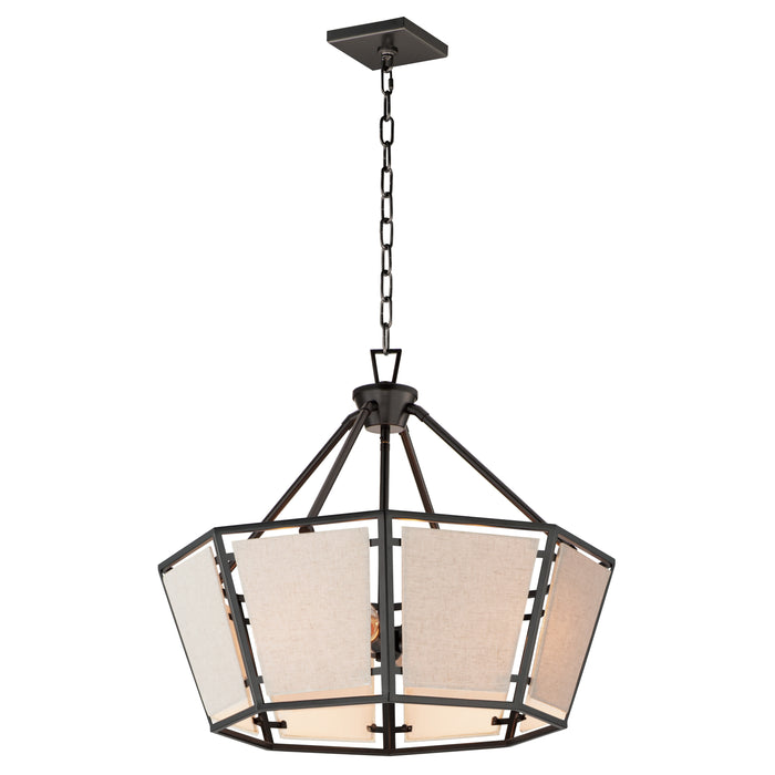 Maxim Montauk 4-Light Chandelier Model: 20265CVBK