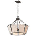 Maxim Montauk 4-Light Chandelier Model: 20265CVBK