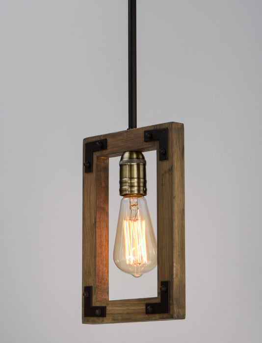 Maxim Lodge 1-Light Pendant Model: 20331WOBZ