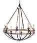 Maxim Lodge 8-Light Chandelier Model: 20338WOBZ