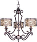 Maxim Mondrian 3-Light Chandelier Model: 21153WHUB