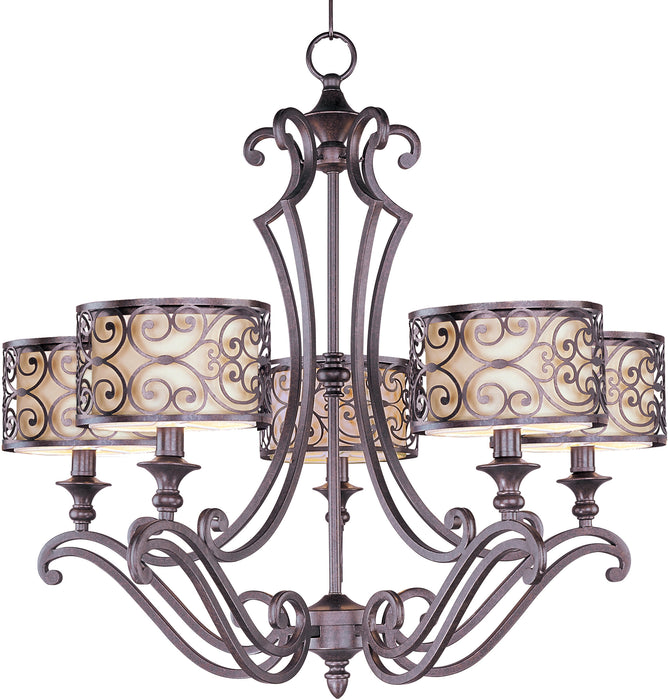 Maxim Mondrian 5-Light Chandelier Model: 21155WHUB