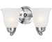 Maxim Basix 2-Light Bath Vanity Model: 2121FTPC