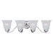 Maxim Basix 4-Light Bath Vanity Model: 2123FTPC