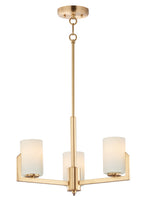 Maxim Dart 3-Light Chandelier Model: 21285SWSBR