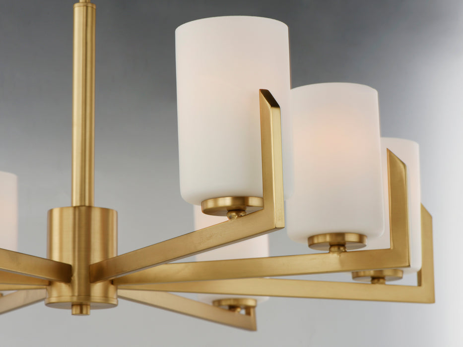 Maxim Dart 8-Light Chandelier Model: 21288SWSBR