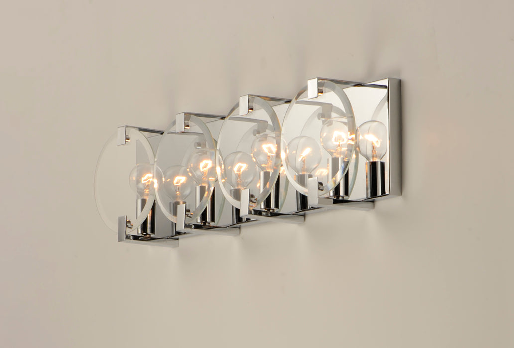 Maxim Looking Glass 4-Light Wall Sconce Model: 21294CLPC