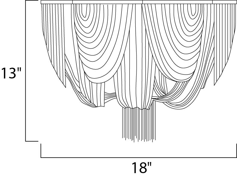 Maxim Chantilly 6-Light Flush Mount Model: 21460NKPN