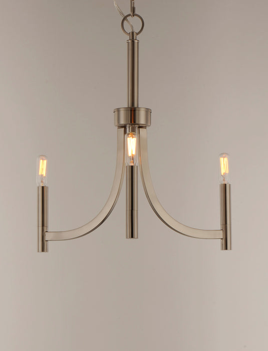 Maxim Lyndon 3-Light Chandelier Model: 21523SN