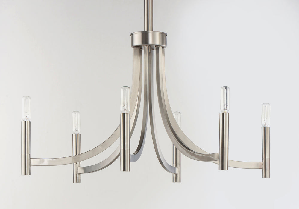 Maxim Lyndon 6-Light Chandelier Model: 21526SN