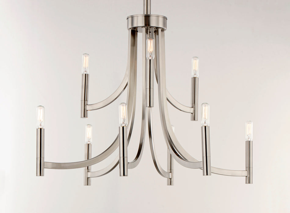 Maxim Lyndon 9-Light Chandelier Model: 21529SN