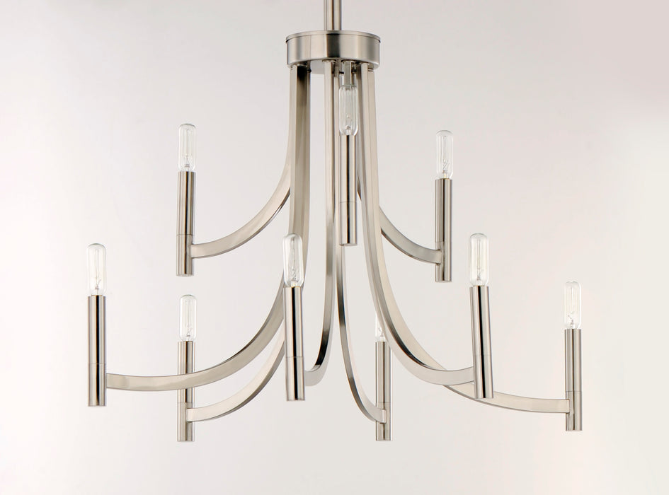 Maxim Lyndon 9-Light Chandelier Model: 21529SN