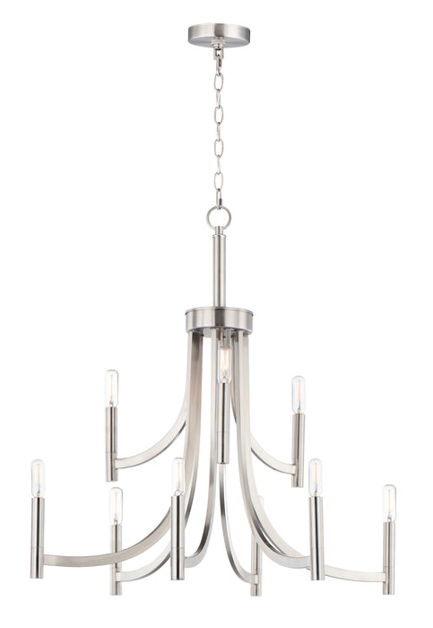 Maxim Lyndon 9-Light Chandelier Model: 21529SN