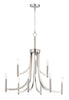 Maxim Lyndon 9-Light Chandelier Model: 21529SN