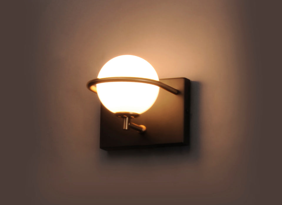 Maxim Revolve 1-Light LED Wall Sconce Model: 21601SWBKGLD