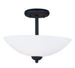 Maxim Taylor 2-Light Semi-Flush Mount Model: 21653SWTXB