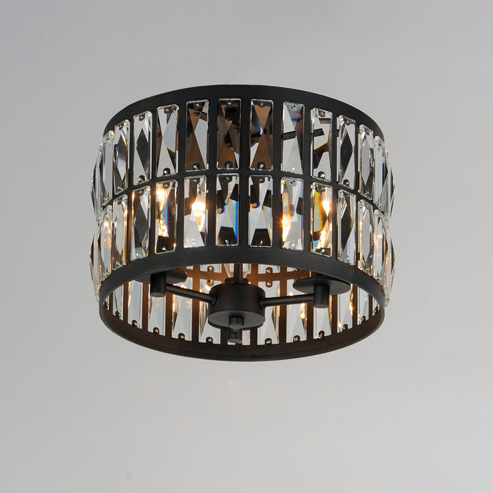 Maxim Madeline 3-Light Flush Mount Model: 21810BCBK