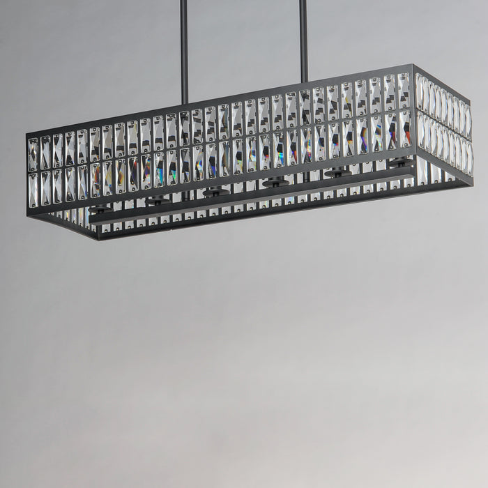 Maxim Madeline 6-Light Linear Pendant Model: 21817BCBK