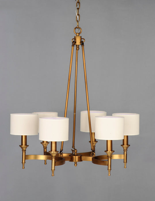 Maxim Fairmont 6-Light Chandelier Model: 22375OMNAB