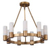 Maxim Contessa 9-Light Chandelier Model: 22418SWNAB