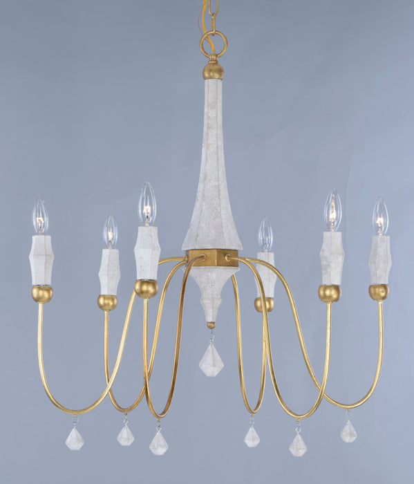 Maxim Claymore 6-Light Chandelier Model: 22436CSTGL