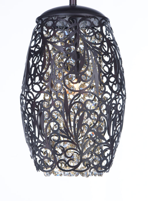 Maxim Arabesque 1-Light Mini Pendant Model: 24153BCGS