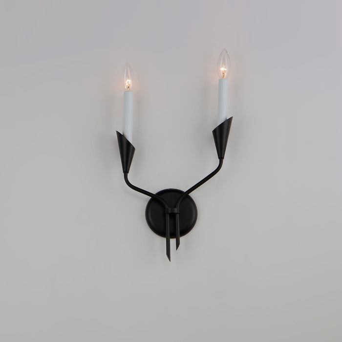 Maxim Calyx 2-Light Sconce Model: 24342BK