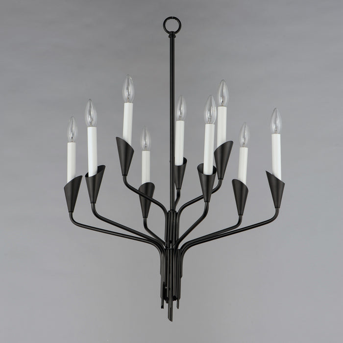 Maxim Calyx 9-Light Chandelier Model: 24349BK