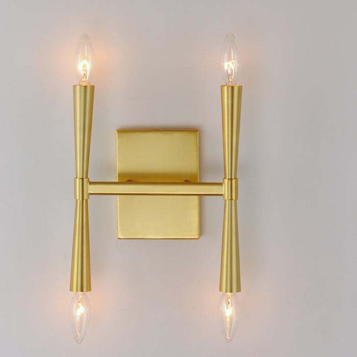 Maxim Rome 4-Light Wall Sconce Model: 24622SBR