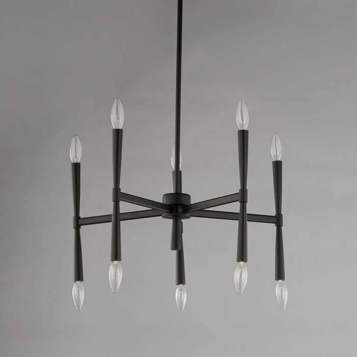 Maxim Rome 10-Light Chandelier Model: 24625BK