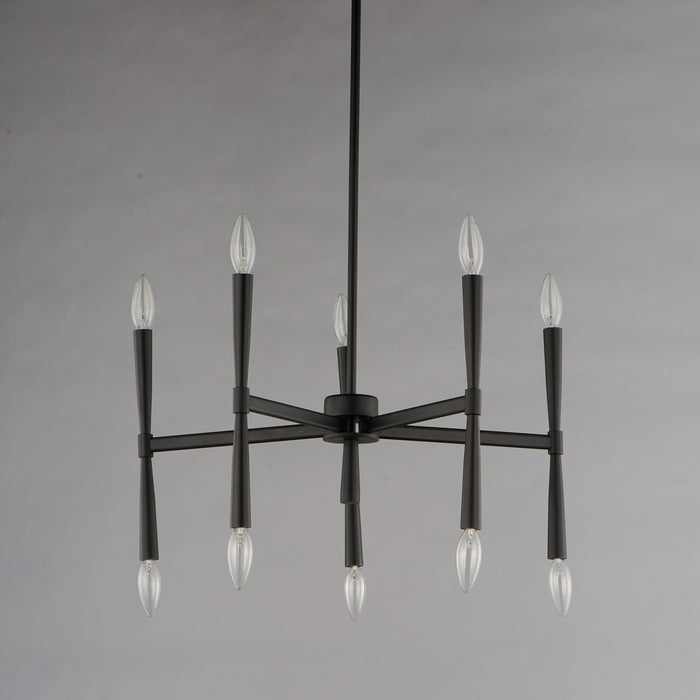 Maxim Rome 10-Light Chandelier Model: 24625BK