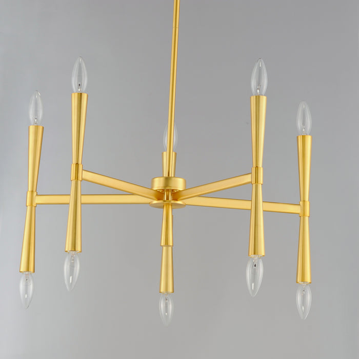 Maxim Rome 10-Light Chandelier Model: 24625SBR