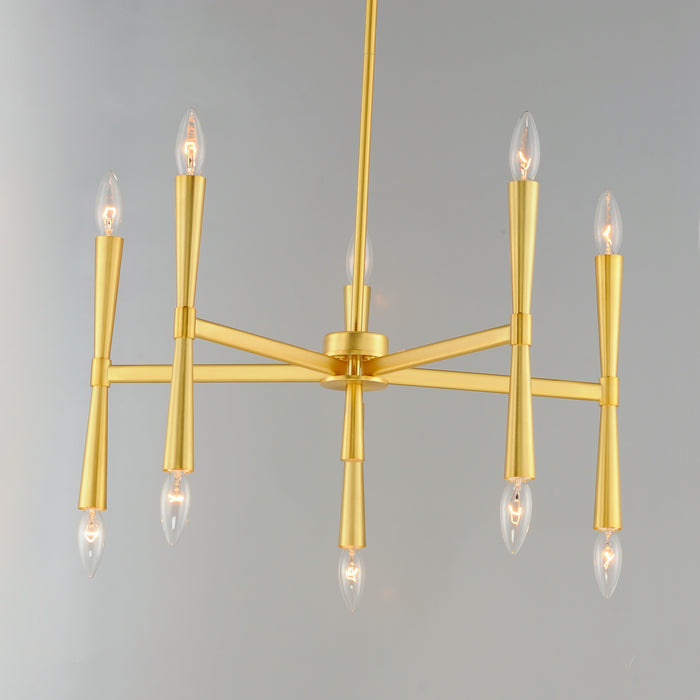 Maxim Rome 10-Light Chandelier Model: 24625SBR