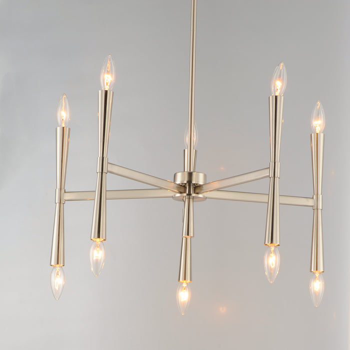 Maxim Rome 10-Light Chandelier Model: 24625SN