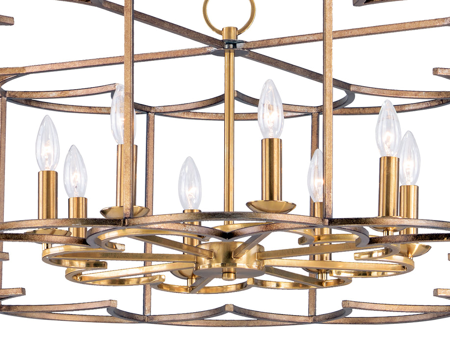 Maxim Helix 8-Light Chandelier Model: 24734BZF