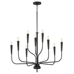 Maxim Vela 9-Light Chandelier Model: 24819BK