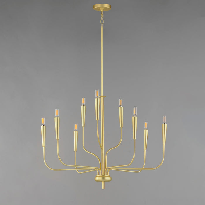 Maxim Vela 9-Light Chandelier Model: 24819SBR