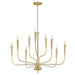 Maxim Vela 9-Light Chandelier Model: 24819SBR