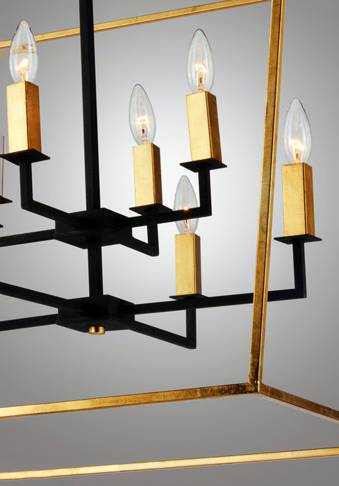 Maxim Abode 8-Light Chandelier Model: 25154GLTXB