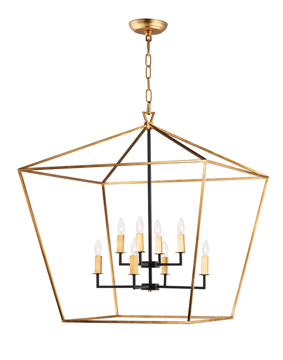 Maxim Abode 8-Light Chandelier Model: 25154GLTXB