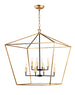 Maxim Abode 8-Light Chandelier Model: 25154GLTXB