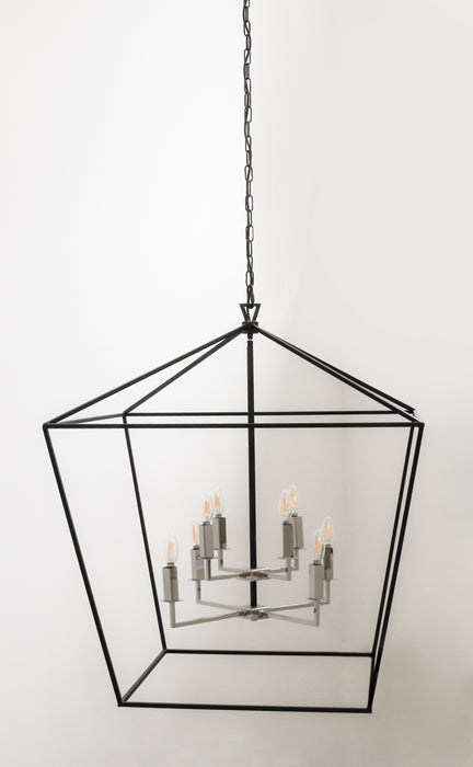 Maxim Abode 8-Light Chandelier Model: 25154TXBPN