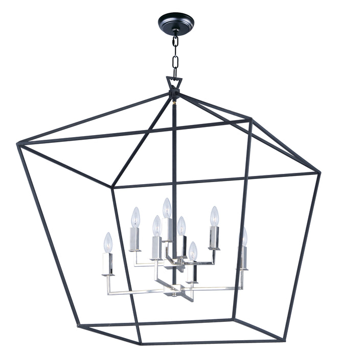 Maxim Abode 8-Light Chandelier Model: 25154TXBPN