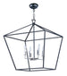 Maxim Abode 4-Light Chandelier Model: 25155TXBPN