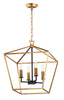 Maxim Abode 4-Light Chandelier Model: 25156GLTXB