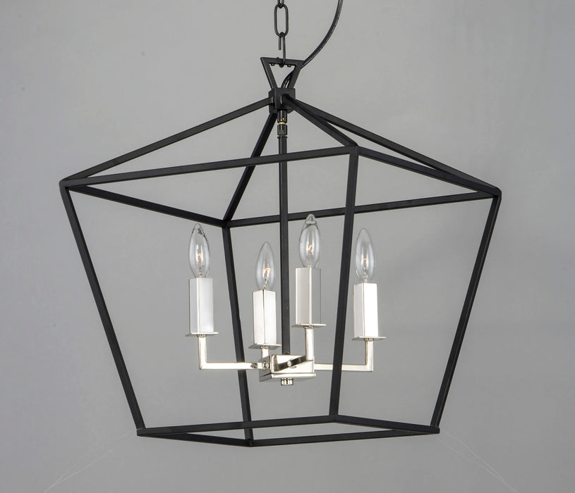 Maxim Abode 4-Light Chandelier Model: 25156TXBPN